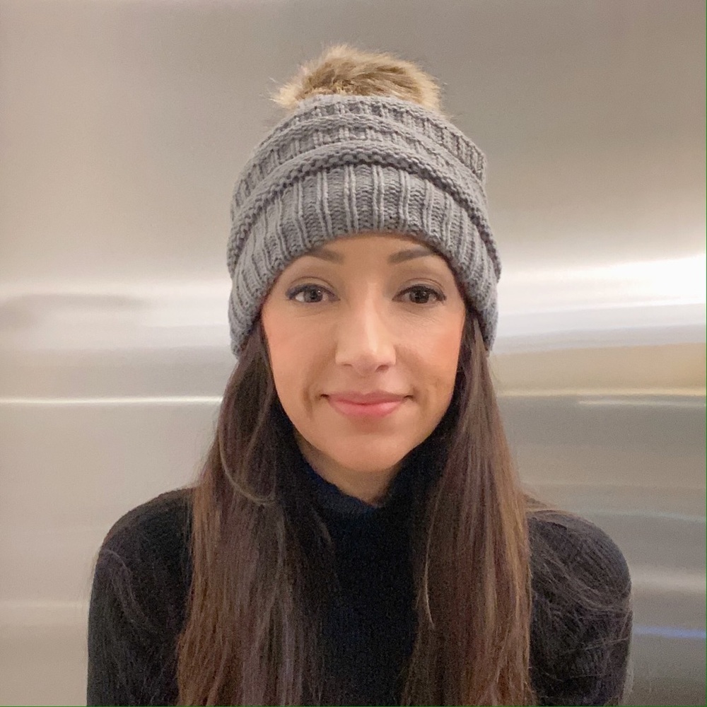 ❤️Pom beanie grey - Picture 7 of 7